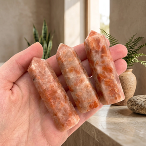 Torre de Cristal de Piedra del Sol Natural al por Mayor, Puntas Pulidas, Piedra Curativa, Decoración del Hogar, Regalo para Mamá, Amigos, Casa Nueva - Product Image 3