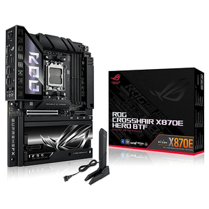 Nouvelle carte mère ROG CROSSHAIR X870E HERO BTF avec design à connecteurs cachés DDR5 AM5 ATX pour PC de bureau - Product Image 1