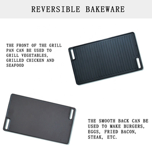 ChuiHua Chảo Nướng Bằng Gang Giảm Giá Chảo Nướng Có Thể Đảo Ngược Chảo Nướng Hai Đầu Chống Dính Dụng Cụ Nấu Nướng Cho BBQ - Product Image 3
