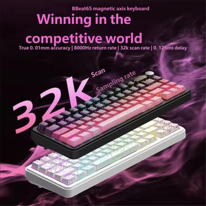 Teclado Mecánico de Eje Magnético, Personalizado con Grabado Lateral, Contorno de Aleación de Aluminio, Tecla Mecánica para Juegos E-sports RT - Product Image 5