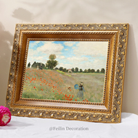 Tableaux imprimés de paysages, de personnes et de fleurs, art mural vintage shabby chic, cadre en bois, décoration intérieure, à suspendre, pour mariage