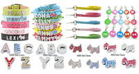 Accessoires de bricolage en alliage argenté, doré et or rose de haute qualité à bas prix pour la fabrication de bijoux, breloques coulissantes en métal pour sacs à main en cuir