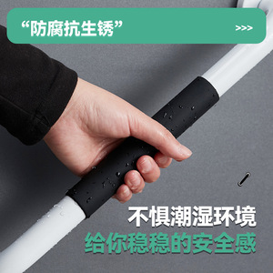 Pasamanos de Acero Inoxidable para la Industria Siderúrgica, Capacidad de Carga de 100 kg, Barra de Seguridad Antideslizante para Baño, para Personas Mayores y con Discapacidad - Product Image 3