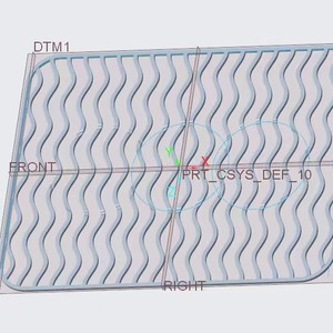 Zhixi Silicone Kitchen Sink Drain Mat Rectangle Geometric Non-Slip Heat Resistant Dish Drying Mat - Product Image 3
