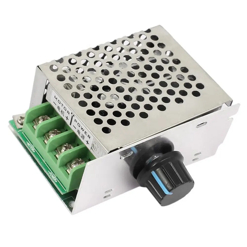 10-60 в 20 А Регулируемый 25 кГц ШИМ контроллер скорости двигателя постоянного тока переключатель регулятора с защитой от обратной полярности