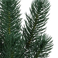 Stock T-128 2,1 m Arbre de Noël artificiel en PE, style crayon, avec éclairage LED automatique, aiguilles de pin vertes, pour intérieur