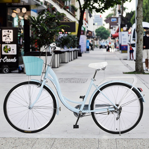 <span class=keywords><strong>Bicicleta</strong></span> Urbana Ligera de <span class=keywords><strong>26</strong></span> Pulgadas para <span class=keywords><strong>Mujer</strong></span> con Horquilla de Acero de una Sola Velocidad, Certificación GCC y CPC - Product Image 1