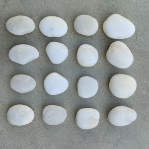 Ciottoli <span class=keywords><strong>Bianchi</strong></span> Lucidati a Basso <span class=keywords><strong>Prezzo</strong></span>, Pietre Naturali di Fiume per Decorazione <span class=keywords><strong>Giardino</strong></span> - Product Image 5