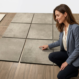 Superficie mate R10 antideslizante para exteriores, cubierta de piscina de 1cm y 2cm, 60x60, 60x90, 30x60, 30x30x30, azulejos de porcelana para proyecto de Hotel - Product Image 1