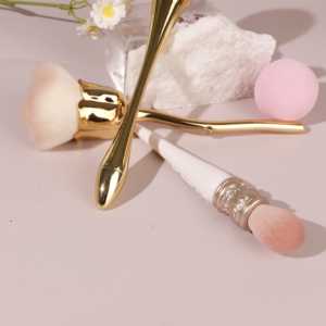 Set Kuas Makeup Kustom yang Laris Terjual, Kuas Rambut Sintetis Berkualitas Tinggi dengan Harga Rendah dan Logo Pribadi untuk Penggunaan Wajah. - Product Image 1