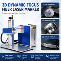 Machine de marquage laser à fibre JPT MOPA 20W 30W 60W 100W pour bijoux or et argent avec scanner Galvo