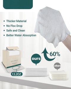 100% Viscose <b>Soft</b> Disposable Facial Towel Comfortable Skin Salon Spa Makeup Remover Customizable Hypoallergenic Face - Product Image 2