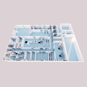 Huaao xây dựng phòng sạch mô-đun cho các khu vực sạch sẽ như phòng thí nghiệm phòng sạch bệnh viện phòng máy tính chế biến thực phẩm - Product Image 1