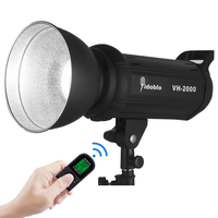 Audio professionnel Yidoblo 200w 5500K meilleur équipement d'éclairage photographique kit d'éclairage de studio professionnel VH-2000