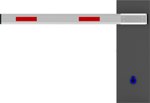 Barrière Intelligente d'Entrée/Sortie de Parking, Dispositif d'Arrêt Routier Automatique Sans Balais, Accès par Clé/Carte/Code, Certifié CE - Product Image 3