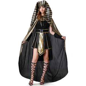 Produit chaud adulte pharaon égyptien reine déesse grecque vêtements fête Cosplay Halloween Costume pour hommes femmes - Product Image 6