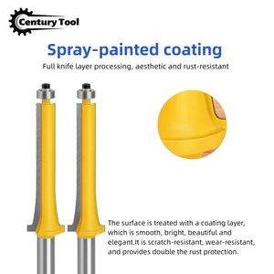 Jeu de fraises à queue de 1/2 pouce, fraises pour panneaux de volets, portes, moulures de fenêtres, pour le travail du <span class=keywords><strong>bois</strong></span>, le dégrossissage et la sculpture des bords - Product Image 5