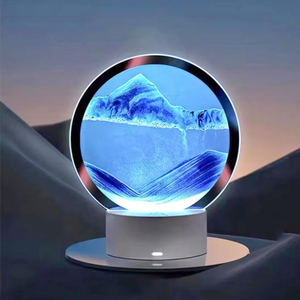 Sablier liquide 3D style moderne, tableau de sable mouvant, <span class=keywords><strong>d</strong></span>écoration de luxe pour la <span class=keywords><strong>maison</strong></span>, <span class=keywords><strong>d</strong></span>écoration intérieure de bureau, <span class=keywords><strong>d</strong></span>écoration créative pour la <span class=keywords><strong>maison</strong></span> - Product Image 2
