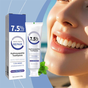 Dentifrice blanchissant à l'hydroxyapatite Croent 120g en gros, élimine les taches dentaires, <span class=keywords><strong>anti</strong></span>-caries en profondeur, haleine fraîche, usage domestique - Product Image 1
