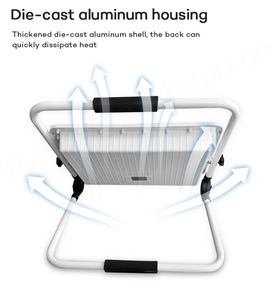 Corps en aluminium de haute qualité de lumière d'inondation de LED portative IP66 évalué 300W éclairage de secours de puissance pour le jardin imperméable CCC certifié - Product Image 3