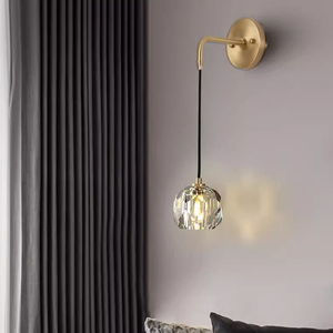 Applique <span class=keywords><strong>murale</strong></span> décorative en cuivre de luxe moderne VH lumière LED d'intérieur pour la maison et l'hôtel-Factory Outlet - Product Image 5