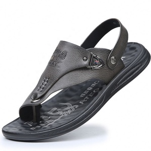 Sandales de plage d'été pour hommes, style coréen, tendance, en faux daim, légères, respirantes, antidérapantes, de qualité supérieure - Product Image 4