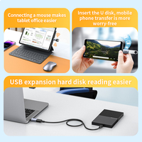 Adaptateur USB C vers USB 3.2 Gen 1 haute vitesse OTG Type C mâle vers USB-A femelle en alliage d'aluminium pour ordinateur portable, téléphone, tablette OEM