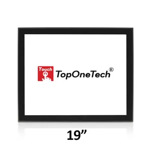 19 inch Open Frame PCAP TFT Touch Sensor Screen 4:3 Display Monitor with VGA HDM DVI Interface Trustworthy Supplier In China