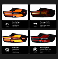 Luz Trasera LED para E71 X6 2007-2013, Lente Roja, Nueva, con Luz Antiniebla, Reversa, DRL y Señalización