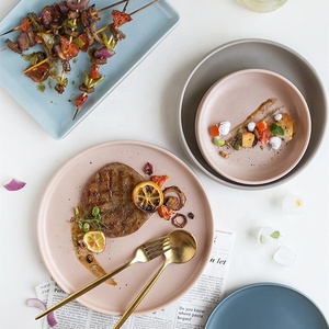 Assiettes en porcelaine, vaisselle <span class=keywords><strong>de</strong></span> noël, fête <span class=keywords><strong>de</strong></span> Festival, Style nordique, à usage domestique, vaisselle <span class=keywords><strong>de</strong></span> table Durable, <span class=keywords><strong>assiette</strong></span> à dîner en céramique - Product Image 3