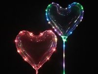 Vente flash - Ballon LED en forme de cœur pour la Saint-Valentin avec lumière pour les amoureux