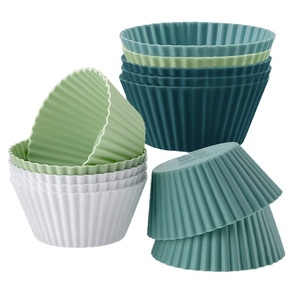 Moules à gâteaux en silicone série Morandi, ensemble <span class=keywords><strong>de</strong></span> moules à muffins, options 12/24/36 pièces, résistants au four <span class=keywords><strong>pour</strong></span> la cuisson <span class=keywords><strong>de</strong></span> tartes aux œufs et <span class=keywords><strong>de</strong></span> plats aux œufs à la vapeur - Product Image 1
