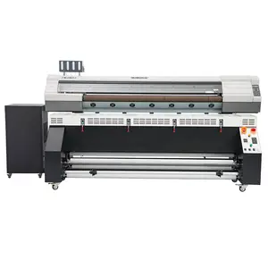 Máquina de impressão de poliéster, 1800mm tudo em um tecidos de algodão impressora têxtil digital personalizável
