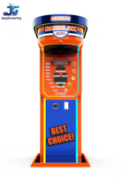 Machine de boxe électronique à monnayeur pour jeu d'arcade de frappe, modèle ultime de puissance de coup, pour divertissement de rue