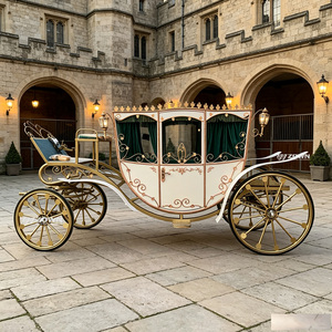 Calèche royale rétro européenne, attrayante pour les photos, idéale pour les sites touristiques. - Product Image 1