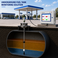 Système de jauge de réservoir automatique ATG avec sonde de niveau magnétostrictive pour station-service