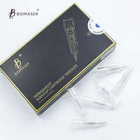 Biomaser-cartucho de maquillaje permanente, aguja de maquillaje permanente, máquina de tatuaje, tamaño de aguja estándar