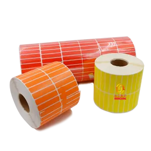 Self-adhesive printing color self-adhesive label for barcode printer roll sticker