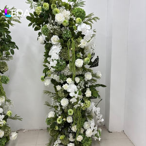 ซุ้มตกแต่งงานแต่งงานกลางแจ้ง LEDA ซุ้มไม้ประดิษฐ์สีเขียว ซุ้มโค้งแบบแตกส่วน จัดดอกไม้สำหรับซุ้มดอกไม้งานแต่งงาน ตกแต่งงานอีเว้นท์ - Product Image 3