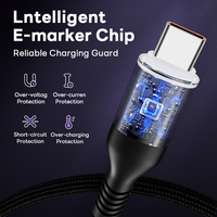 Câble USB A vers USB C, charge rapide, nylon tressé, 3A, chargeur micro USB type C, câble de charge rapide