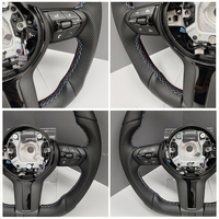 Volant de voiture en cuir style sport personnalisé sans palettes pour BMW Série F F01 F10 F11 F20 F21 F30 F16 F26 F25 F48 F49