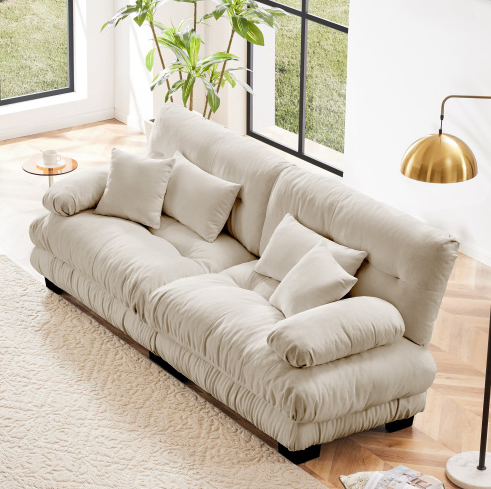 Light Coffee + Chenille + 2 Seat