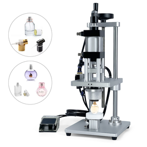 Semi-Automatic Pneumatic Perfume Bottle Crimping Machine For Aluminum Plastic Spray Cap Desktop Glass Vial Capping - Product Image 3