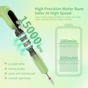 Cordless Nail <b>Drill</b>, 15000 RPM Electric Nail <b>Drill</b> Machine with Nail Lamp, Portable Kit for Acrylic Gel Nails - Product Image 5