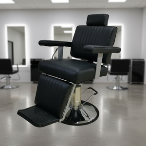 Sillón de Peluquería Profesional 2026, Semi-Reclinable, Ajustable, de Cuero Sintético, Resistente, Diseño Moderno de Alta Gama - Product Image 1