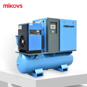 Compresseur à vis industriel silencieux tout-en-un de haute qualité 7,5 kW 10 CV 220 V avec sécheur d'air - Product Image 3