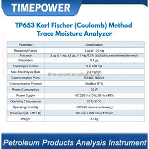 Équipement de laboratoire : Hydromètre automatique, Titrant volumétrique Karl Fischer pour <span class=keywords><strong>l</strong></span>'huile, <span class=keywords><strong>Appareil</strong></span> de <span class=keywords><strong>mesure</strong></span> - Product Image 4