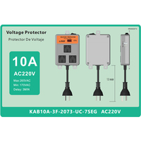 Régulateur de tension électronique automatique monophasé Konstar 10A AC 50/60Hz avec affichage LED, protection contre les surcharges et les sous-tensions, haute efficacité