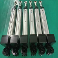 Actionneur de mouvement linéaire standard métallurgique à grande vitesse de 500 mm/s pour la conduite de simulation de voiture de simulateur de course de mouvement 4dof 6dof