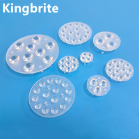 Module de lentille LED multi-lentilles 3535 pour éclairage PAR intérieur, taille 35mm D35.0*H7.9mm, angle 5-60 degrés, PMMA IP67